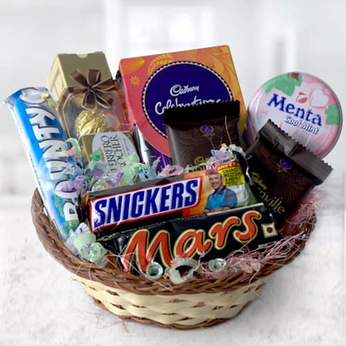 Mouth-Watering Mixed Chocos Gift basket