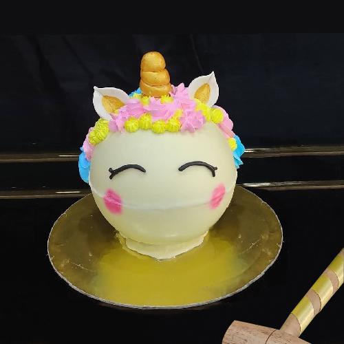 Designer Unicorn Piñata Cake