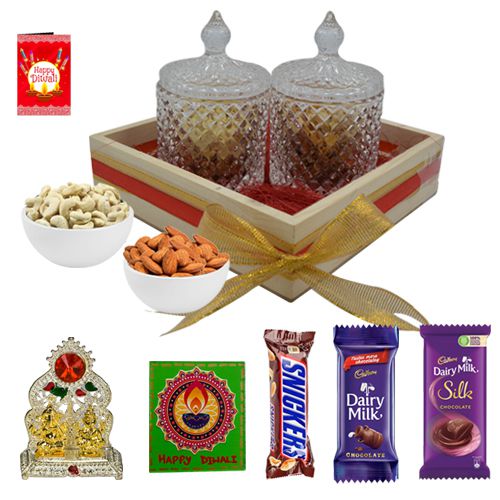 Diwali Best Wishes Nuts n Chocolate Hamper