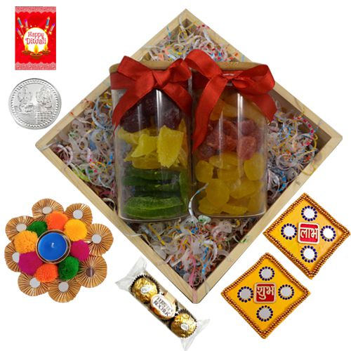 Super Classy Dried Fruits Diwali Gifts Tray