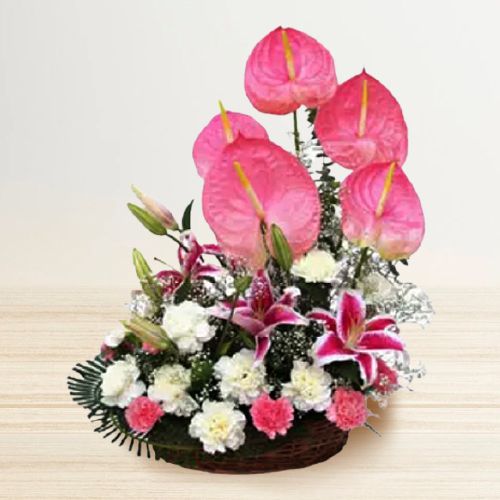 Magical Mixed Emotions Floral Basket