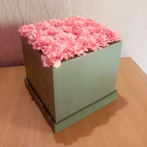 Pretty in Pink Carnations Arrangement