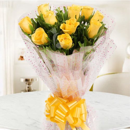 Fantastic Yellow Roses Bouquet