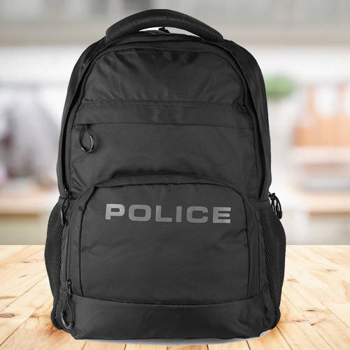 Stylish Mens Black Bag Pack from Police