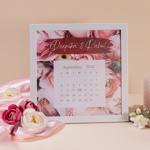 Timeless Treasures  Personalized Date Frame