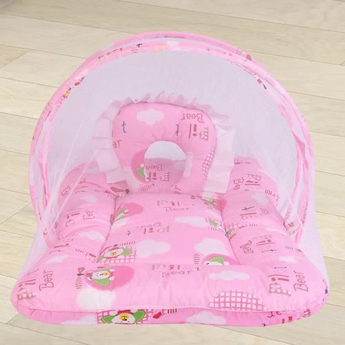 Wonderful Pink Mattress with Mosquito Net
