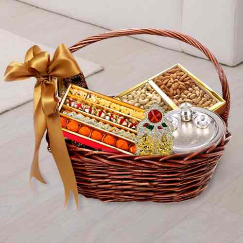 Puja Special Haldiram Sweets Basket