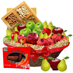 Tasty Fruit N Nut Gift Basket