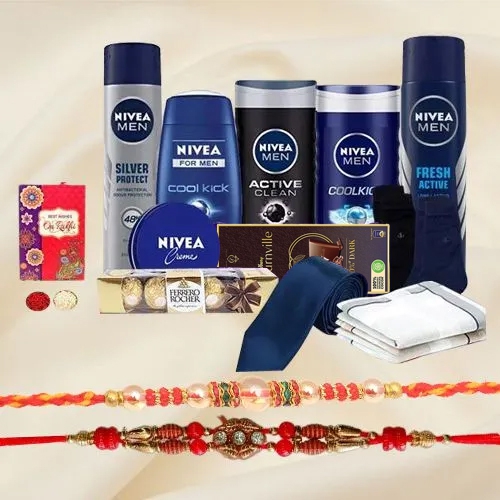 Nivea Grooming Kit for Men with Two Fancy Rakhi