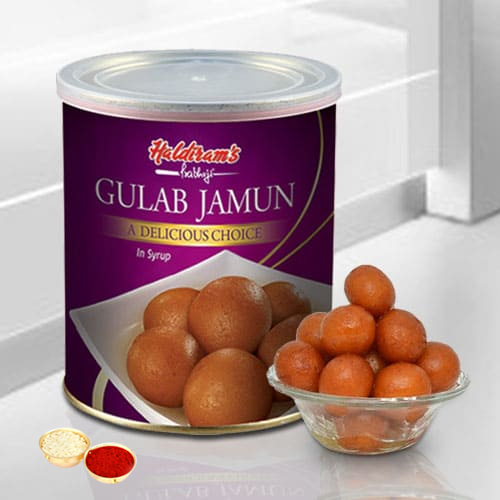 Gulab Jamun from Haldiram or Reputed similar sweet shop