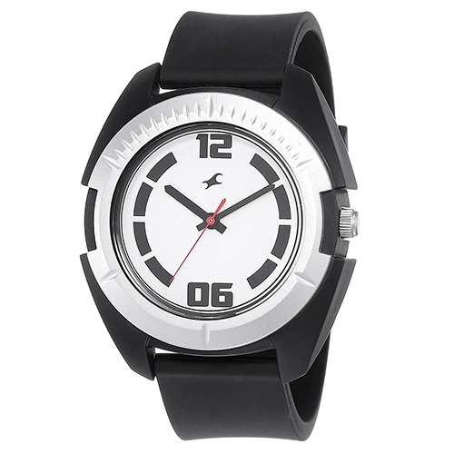 Scintillating Fastrack Casual Analog White Dial Boys Watch